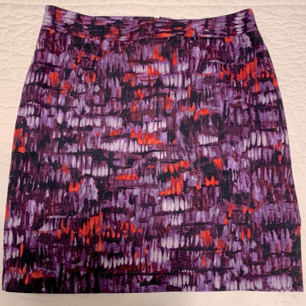Ann Taylor Purple Blend Pencil Skirt